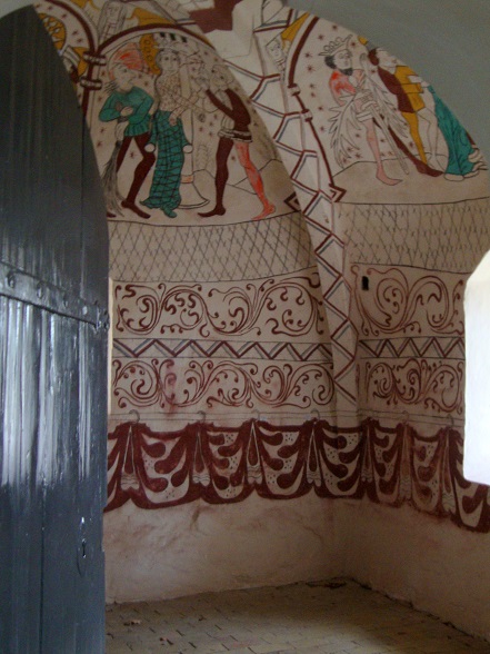 Nye Kalkmalerier i Aunsø gamle Kirke 1