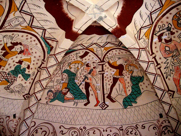 Nye Kalkmalerier i Aunsø gamle Kirke 2