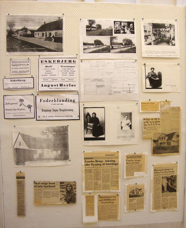 Ikke mindre en 20 af arkivets udstillingsrammer var i brug ved udstillingen. Foto: F.P.